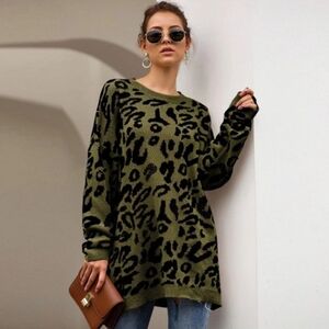 Leopard Print Sweater